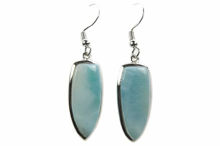 Stunning Larimar Earrings - Sterling Silver #321524